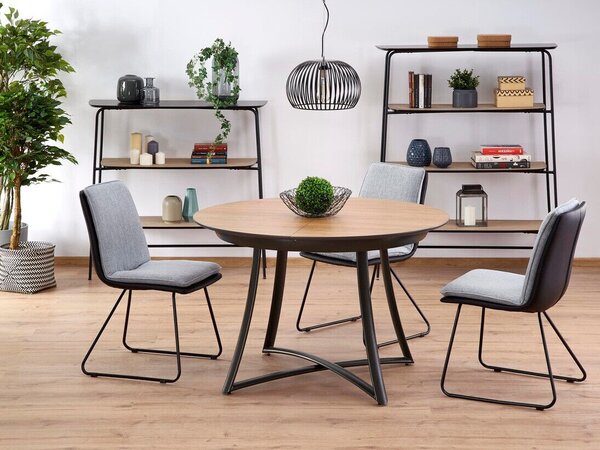 Asztal Houston 540, 76cm, Arany tölgy, Antracit