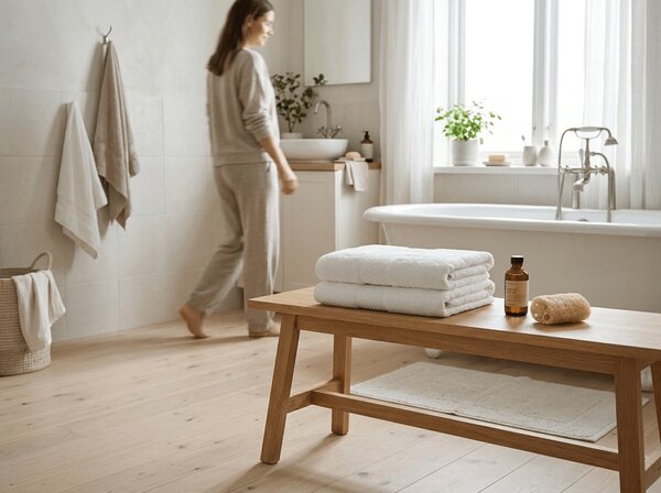Fürdőlepedő EMBORIA 70x140 cm fehér, 100% pamut