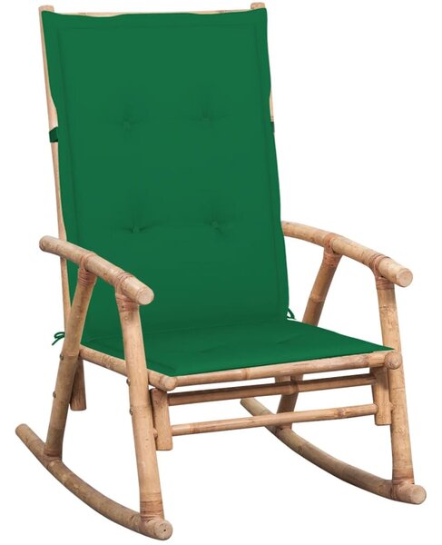 Bambusz hintaszék párnával