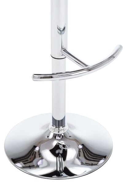 2 db fehér műbőr bárszék