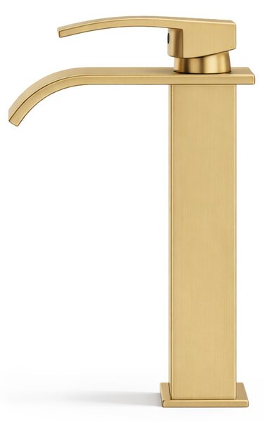 AKORD EVIO magas pultba szerelhető mosdócsap vízesés arany