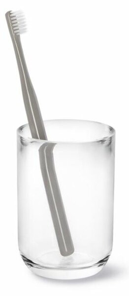 JUNIP átlátszó fogkefetartó pohár