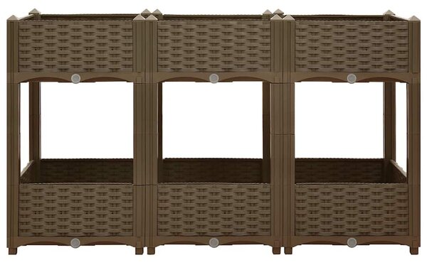 Polipropilén magaságyás 120 x 40 x 71 cm