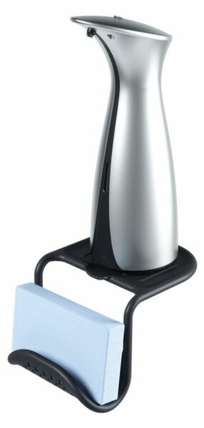 SLING CADDY fekete szilikon gumi mosogató medence elválasztóra akasztható mosogatószivacs tartó