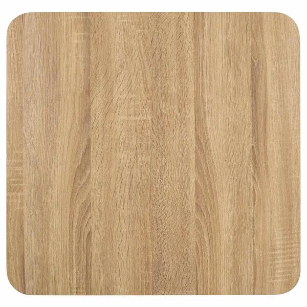 Világosbarna MDF bisztróasztal 50 x 50 cm