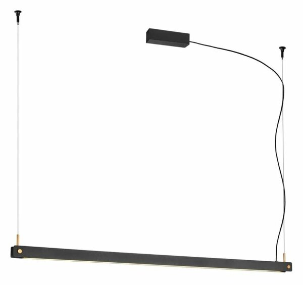 NOYA PD PHASE fekete 120cm 2700/3000K 32W 115° dimmelhető direkt sugárzó függesztett LED asztal lámpa