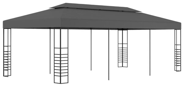 Antracitszürke pavilon 3 x 6 m