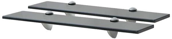 2 db lebegő üvegpolc 50 x 10 cm 8 mm