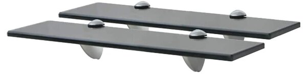 2 db lebegő üvegpolc 40 x 10 cm 8 mm