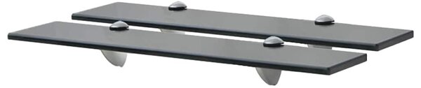 2 db lebegő üvegpolc 50 x 20 cm 8 mm
