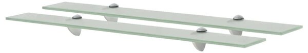 2 db lebegő üvegpolc 70 x 20 cm 8 mm