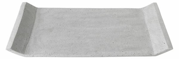 MOON betonszürke 40x30cm-es polystone tálca