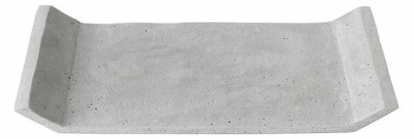 MOON betonszürke 30x20cm-es polystone tálca