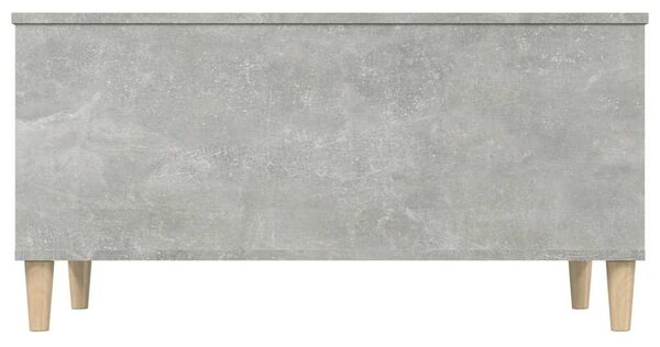 Betonszürke szerelt fa dohányzóasztal 90x44,5x45 cm