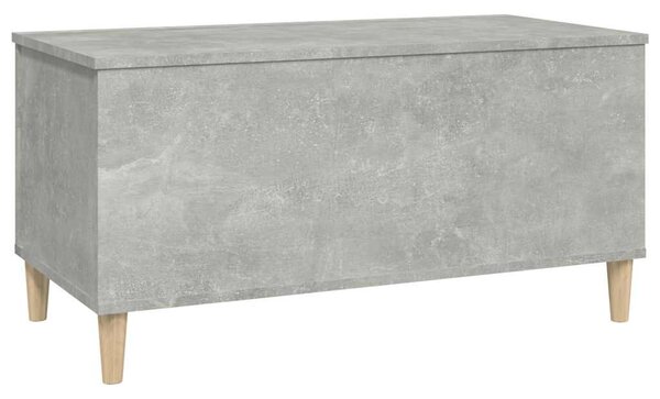 Betonszürke szerelt fa dohányzóasztal 90x44,5x45 cm
