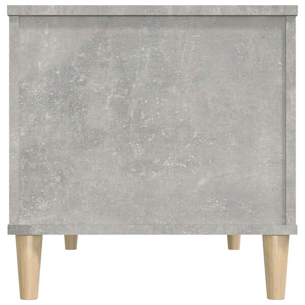 Betonszürke szerelt fa dohányzóasztal 90x44,5x45 cm