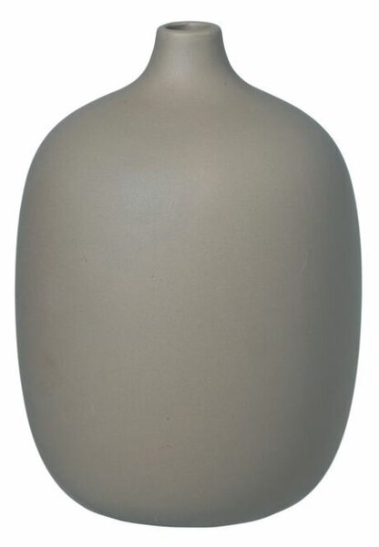CEOLA sötét szürke 18,5cm magas kerámia váza