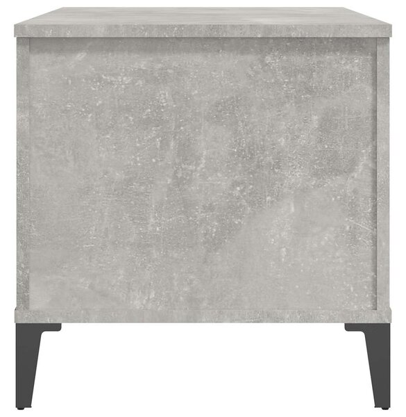 Betonszürke szerelt fa dohányzóasztal 90x44,5x45 cm