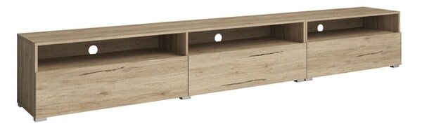 TV-állvány Serodeu 105, Laminált forgácslap, 40x270x41cm, San remo tölgy
