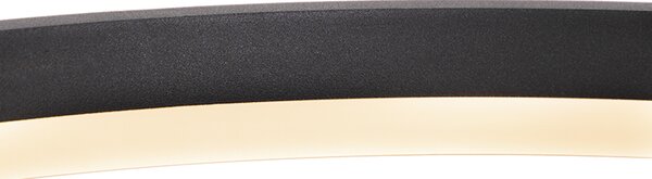 Design lógólámpa fekete 60 cm LED-del, 3 fokozatú fényerő-szabályozóval - Anello