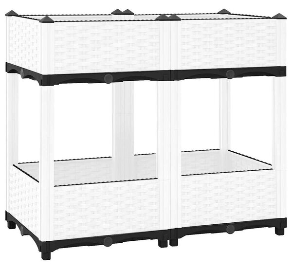 Polipropilén magaságyás 80 x 40 x 71 cm