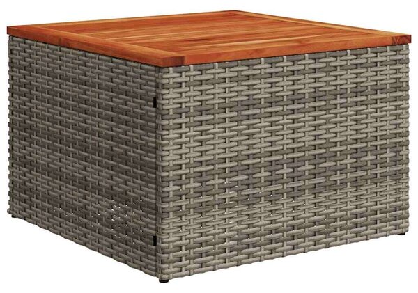 VidaXL Polyrattan Kerti Ülőgarnitúra - 6 részes - Szürke