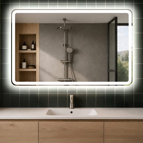50x80 Fürdőszoba Tükör Világítással LED L141