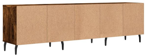 Füstös tölgy színű szerelt fa TV-szekrény 150 x 30 x 44,5 cm