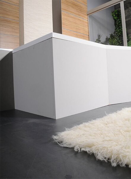 Polysan Polysan, VERSYS L sarok aszimmetrikus kád szerkezettel 160x84x70x47cm, fehér, 14711
