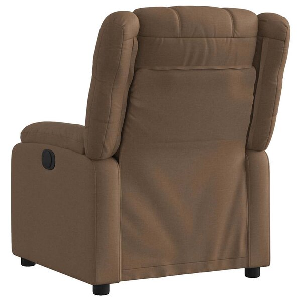 Barna szövet elektromos dönthető fotel