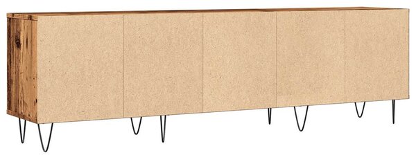 Antik fa színű szerelt fa TV-szekrény 150 x 30 x 44,5 cm