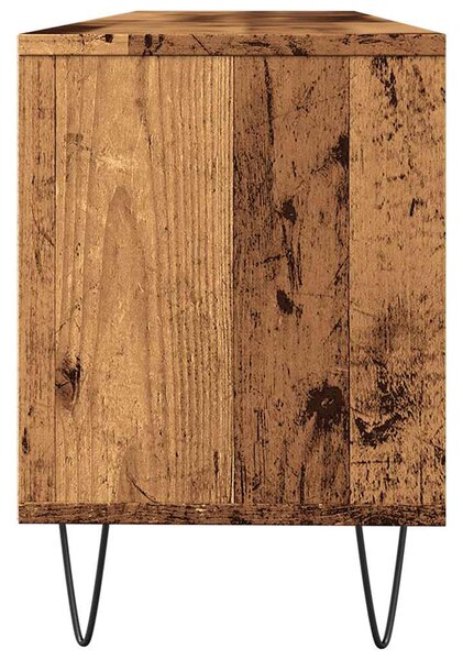 Antik fa színű szerelt fa TV-szekrény 150 x 30 x 44,5 cm