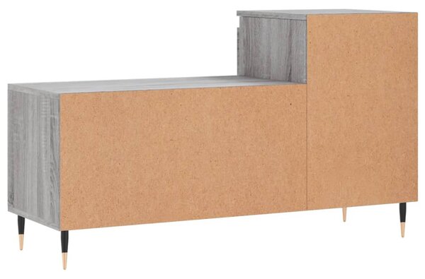 Szürke sonoma színű szerelt fa cipősszekrény 102x36x60 cm
