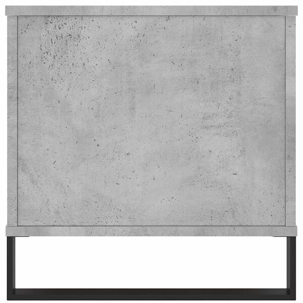 Betonszürke szerelt fa dohányzóasztal 90x44,5x45 cm