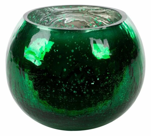 Verre3 üveg kaspó Sötétzöld 15x11 cm