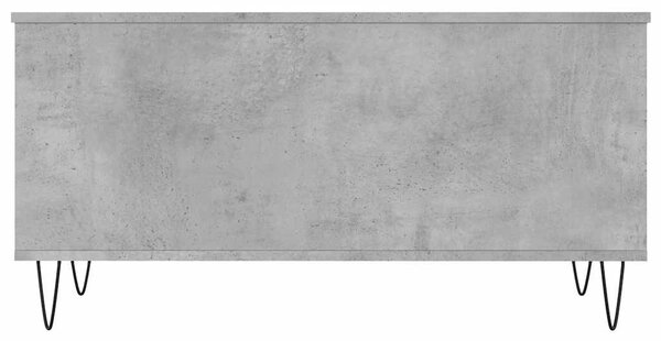 Betonszürke szerelt fa dohányzóasztal 90x44,5x45 cm