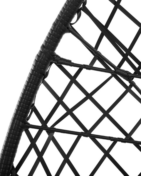 Függőfotel ALATRI PE Rattan Fekete