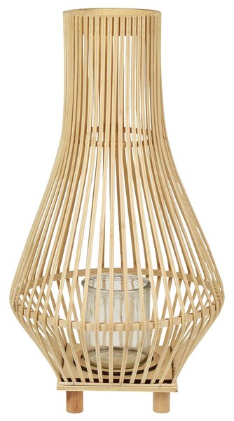 Lámpás LEYTE Fűzfa 58 cm Világosbarna