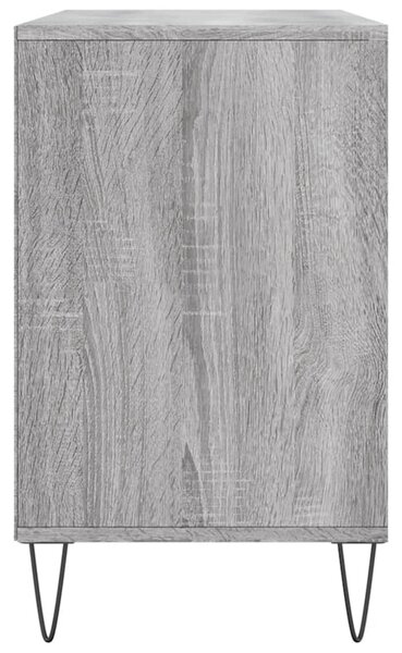 Szürke sonoma színű szerelt fa cipősszekrény 102x36x60 cm