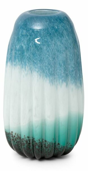 Dagi üveg váza Türkiz 18x18x35 cm