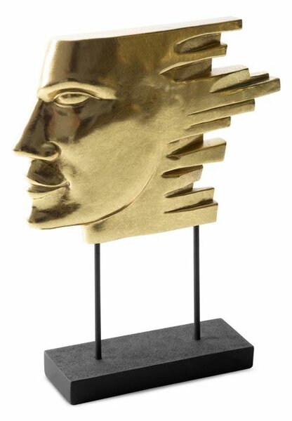 Kali maszk figura Arany/fekete 27x6x34 cm