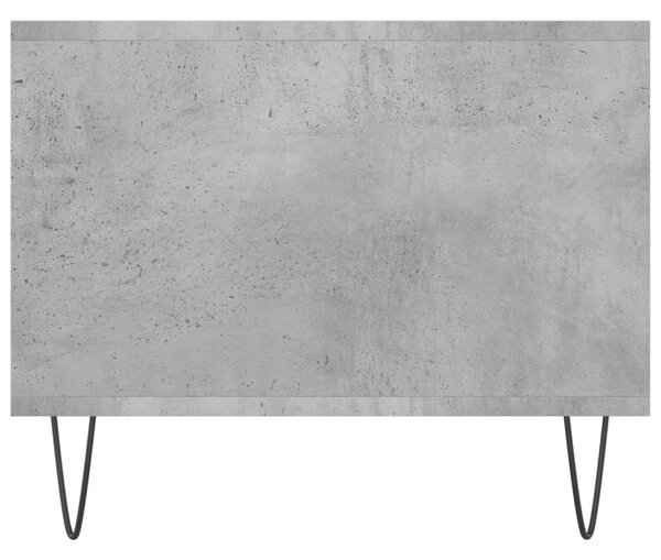 Betonszürke szerelt fa dohányzóasztal 102 x 50 x 40 cm