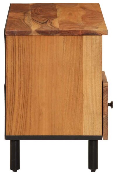 Tömör akácfa és szerelt fa TV-szekrény 100 x 33 x 46 cm
