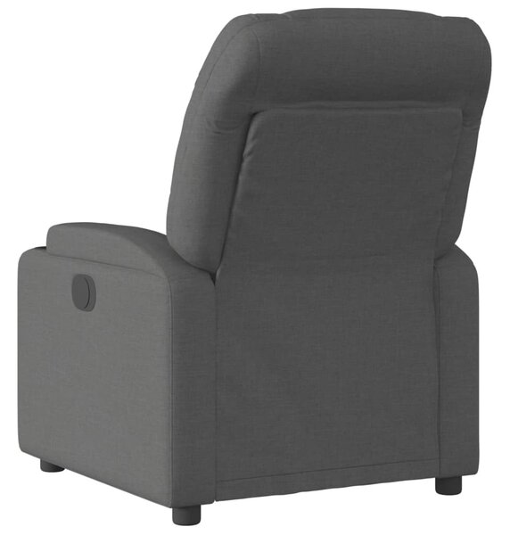 Sötétszürke szövet relaxfotel