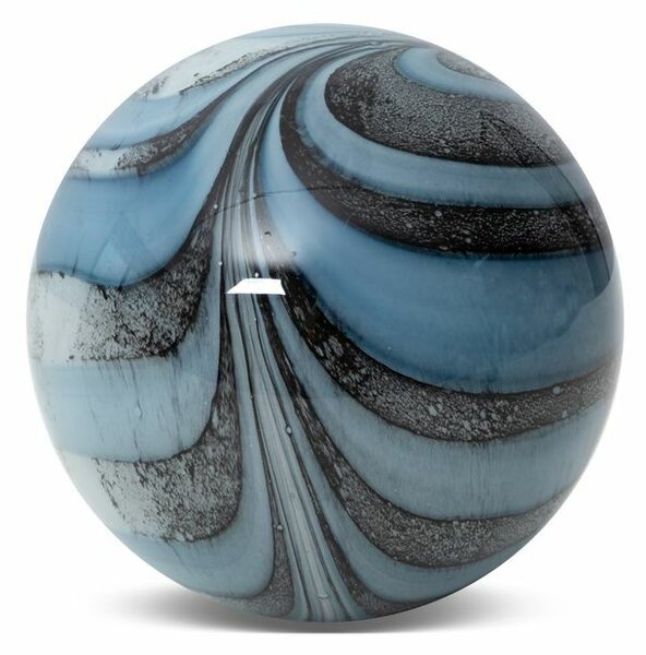 Dakota üveg gömb Grafit/kék 13x13x13 cm