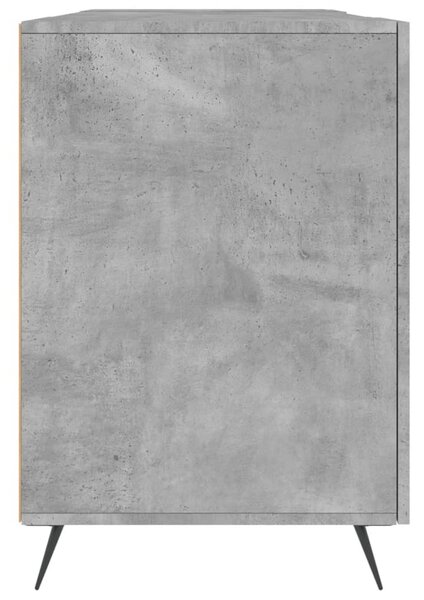 Betonszürke szerelt fa íróasztal 140 x 50 x 75 cm