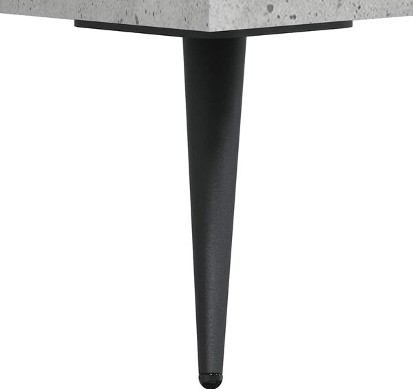 Betonszürke szerelt fa íróasztal 140 x 50 x 75 cm
