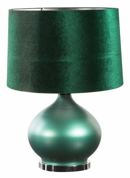 Melika asztali lámpa Sötétzöld 35x35x51 cm