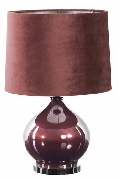 Beth asztali lámpa Burgundi vörös 14x14x20 cm