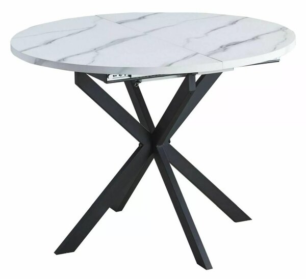Gaston bővíthető étkezőasztal fehér 100-135cm